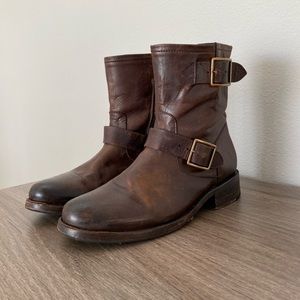 Frye Vicky Engineer Leather Boot